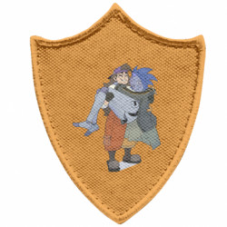 Шеврони загострений щит