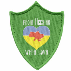 Шеврони загострений щит