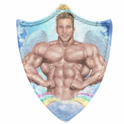 Шевроны заостренный щит