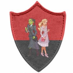 Шевроны заостренный щит