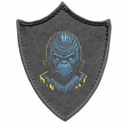 Шеврон заостренный щит Горилла зверобот-трансформер - FATLINE Шеврон заостренный щит Горилла зверобот-трансформер