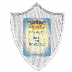 Шеврони загострений щит