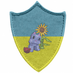 Шеврони загострений щит