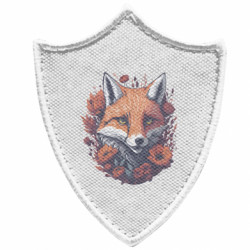 Шеврон загострений щит Хитра лисиця - FATLINE Шеврон загострений щит Хитра лисиця