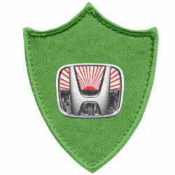 Шеврони загострений щит