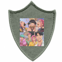 Шевроны заостренный щит