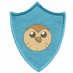 Шеврони загострений щит