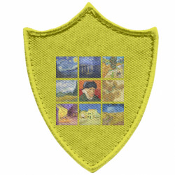 Шеврони загострений щит