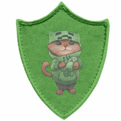 Шевроны заостренный щит