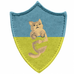 Шеврони загострений щит