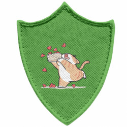 Шевроны заостренный щит