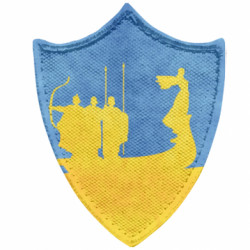 Шеврони загострений щит