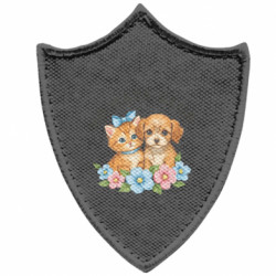 Шеврони загострений щит