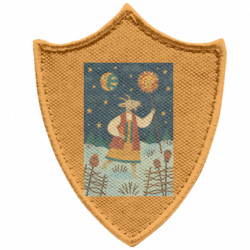 Шеврони загострений щит