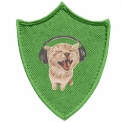 Шеврони загострений щит