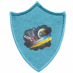 Шевроны заостренный щит