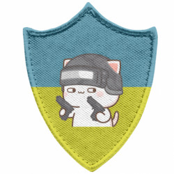 Шеврони загострений щит
