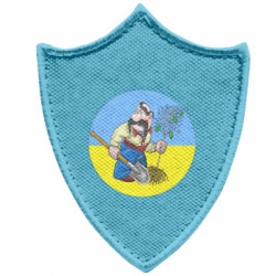 Шевроны заостренный щит