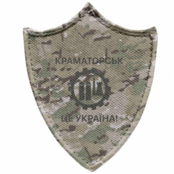 Шевроны заостренный щит