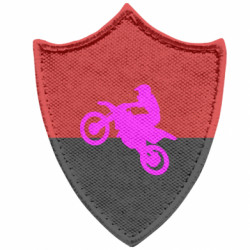 Шеврони загострений щит