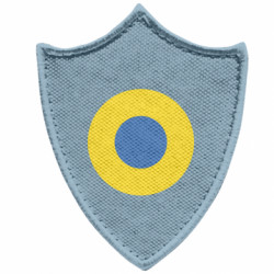 Шеврони загострений щит