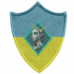 Шевроны заостренный щит