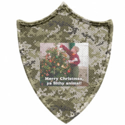 Шевроны заостренный щит