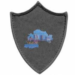 Шевроны заостренный щит