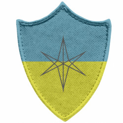 Шевроны заостренный щит