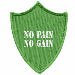 Шеврони загострений щит