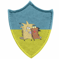 Шевроны заостренный щит
