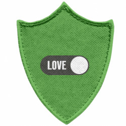 Шеврони загострений щит