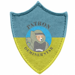Шеврони загострений щит