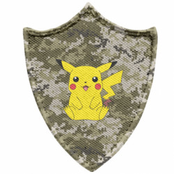 Шеврони загострений щит