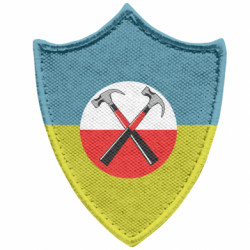 Шеврони загострений щит
