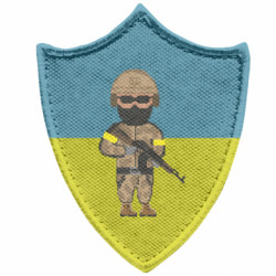Шевроны заостренный щит