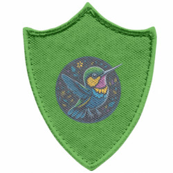 Шеврони загострений щит