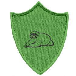 Шевроны заостренный щит