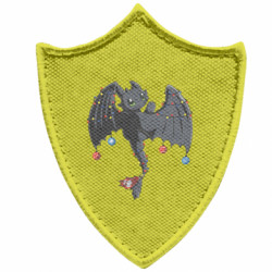 Шеврони загострений щит