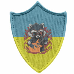 Шеврони загострений щит
