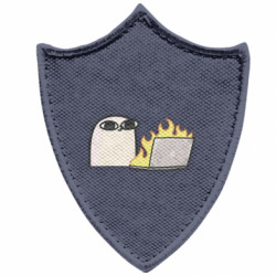 Шеврони загострений щит