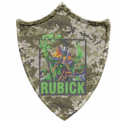 Шеврон загострений щит Rubick dota 2