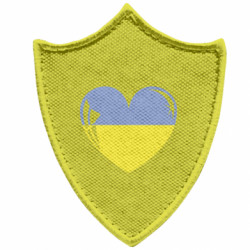 Шеврони загострений щит