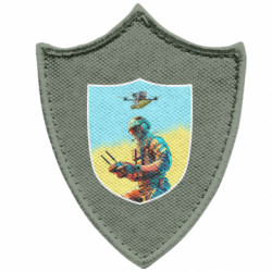 Шеврон заостренный щит Шеврон БПЛА - FATLINE Шеврон заостренный щит Шеврон БПЛА