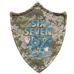 Шеврони загострений щит