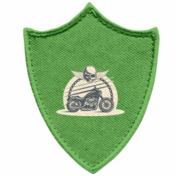 Шевроны заостренный щит