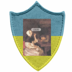 Шеврони загострений щит