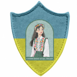 Шеврони загострений щит