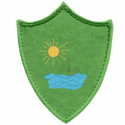 Шевроны заостренный щит