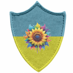 Шевроны заостренный щит